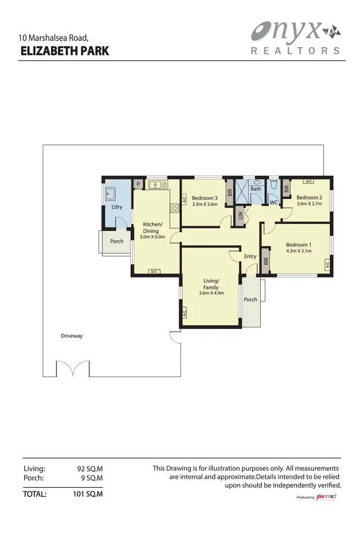 Floorplan of Homely house listing, 10 Marshalsea Road, Elizabeth Park SA 5113