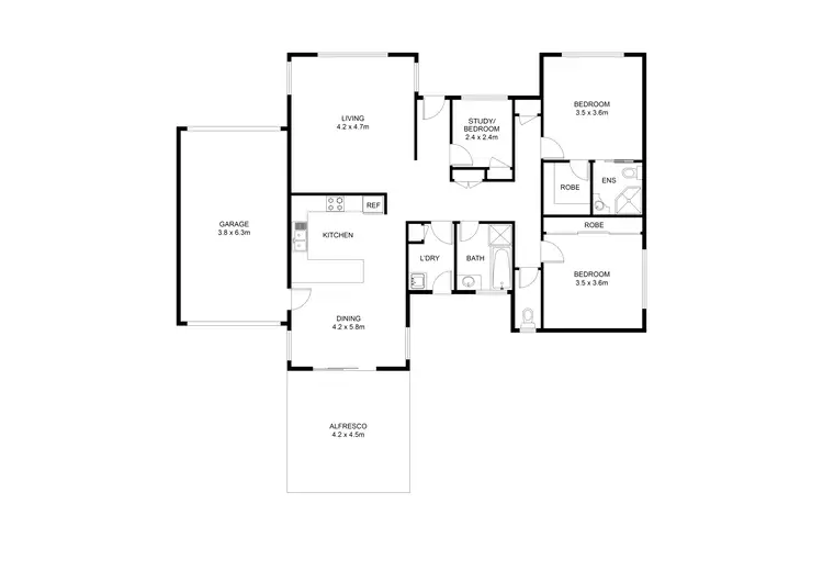 Floorplan of Homely house listing, 2/4 Cambridge Drive, Mansfield VIC 3722
