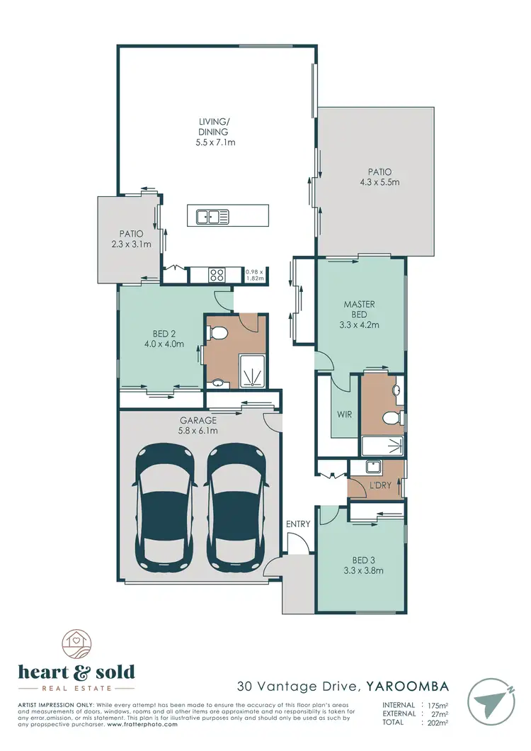 Floorplan of Homely house listing, 30 Vantage Drive, Yaroomba QLD 4573