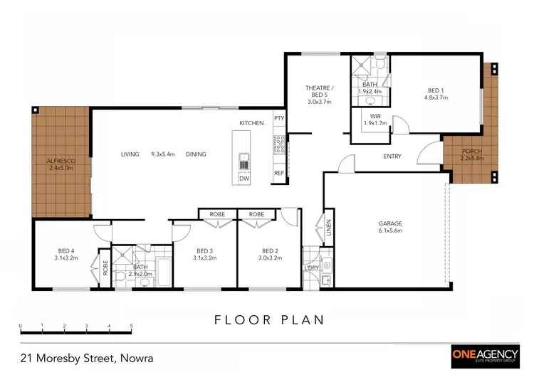Floorplan of Homely house listing, 21 Moresby Street, Nowra NSW 2541