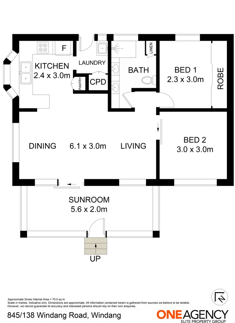 Floorplan of Homely villa listing, 845/138 Windang Road, Windang NSW 2528