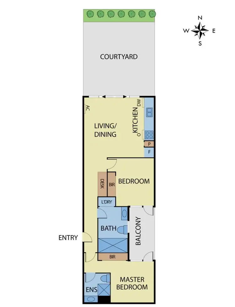 Floorplan of Homely apartment listing, 7/405 Neerim Road, Carnegie VIC 3163