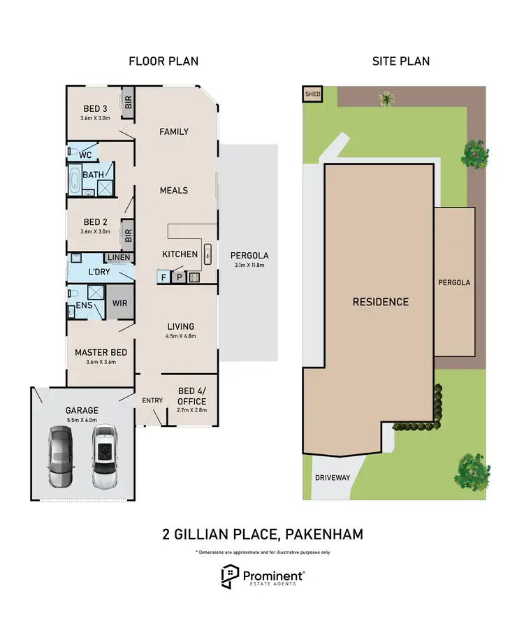 Floorplan of Homely house listing, 2 Gillian Place, Pakenham VIC 3810
