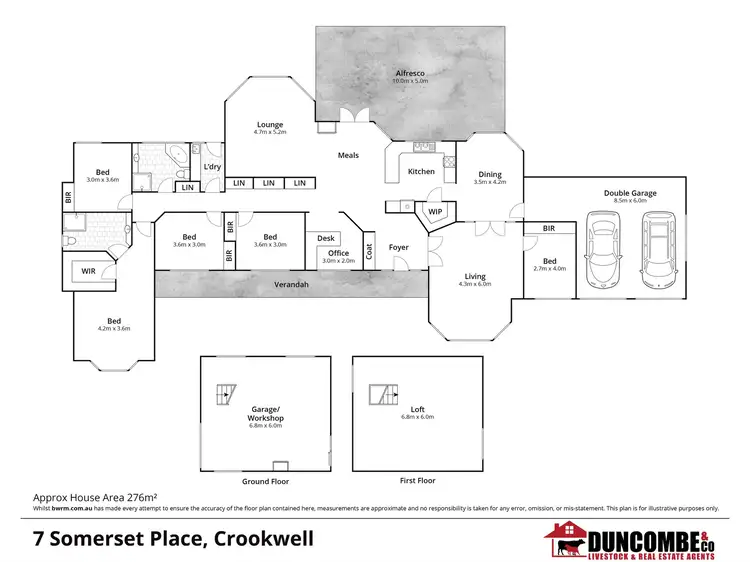 Floorplan of Homely house listing, 7 Somerset Place, Crookwell NSW 2583