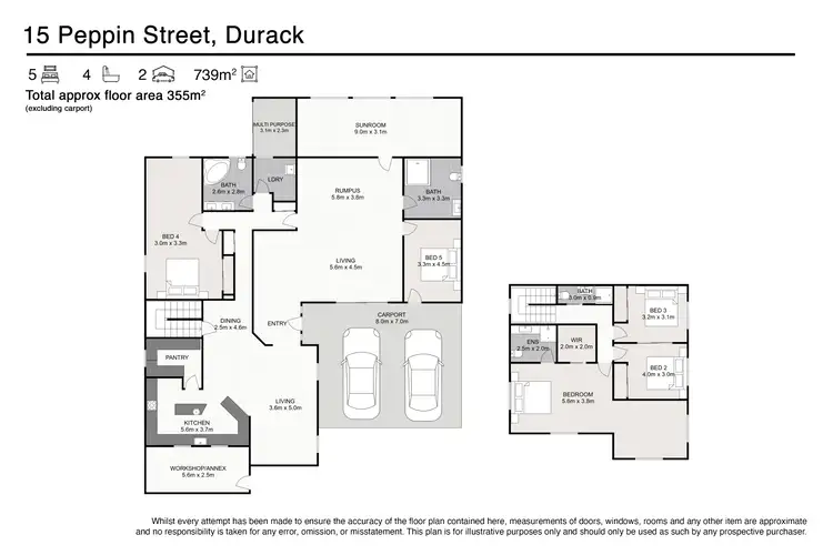 Floorplan of Homely house listing, 15 Peppin Street, Durack QLD 4077