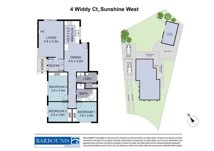 Floorplan of Homely house listing, 4 Widdy Court, Sunshine West VIC 3020