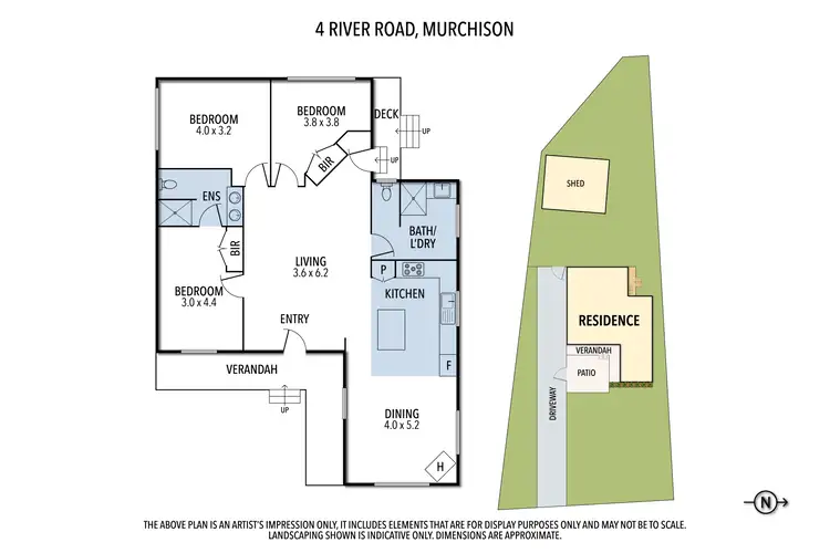 Floorplan of Homely house listing, 4 River Rd, Murchison VIC 3610