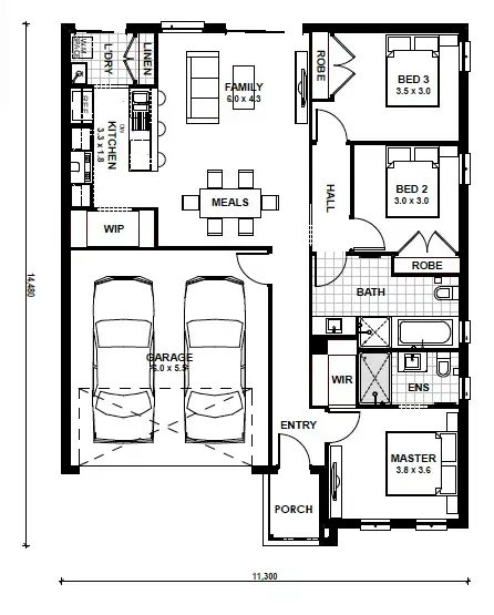 Floorplan of Homely house listing, Lot 146 Kalamata Boulevard, Pakenham VIC 3810