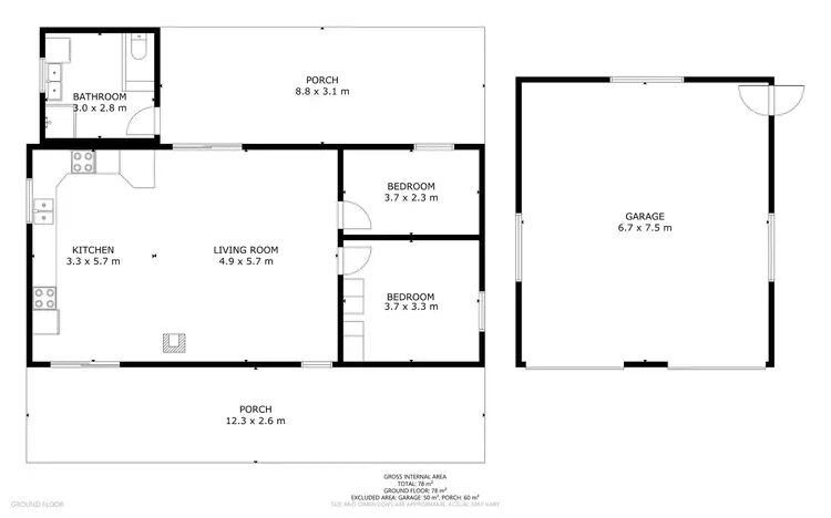 Floorplan of Homely rural property listing, 264 Connors Road, Helidon QLD 4344
