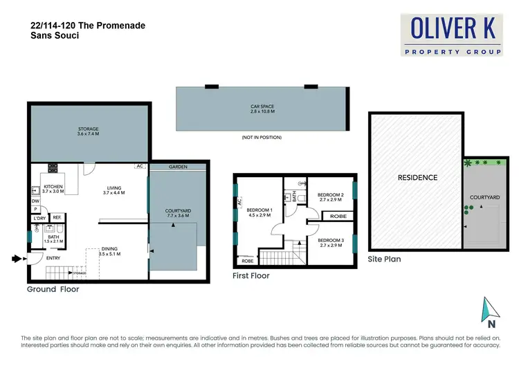 Floorplan of Homely townhouse listing, 22/114-120 The Promenade, Sans Souci NSW 2219