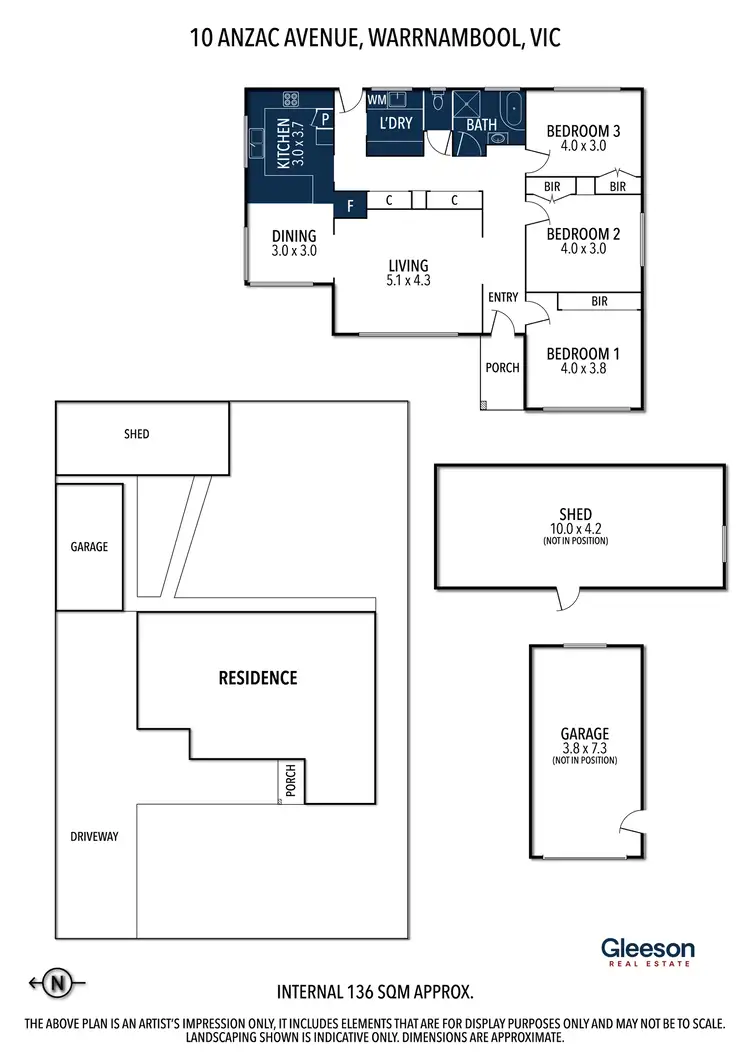 Floorplan of Homely house listing, 10 Anzac Avenue, Koroit VIC 3282