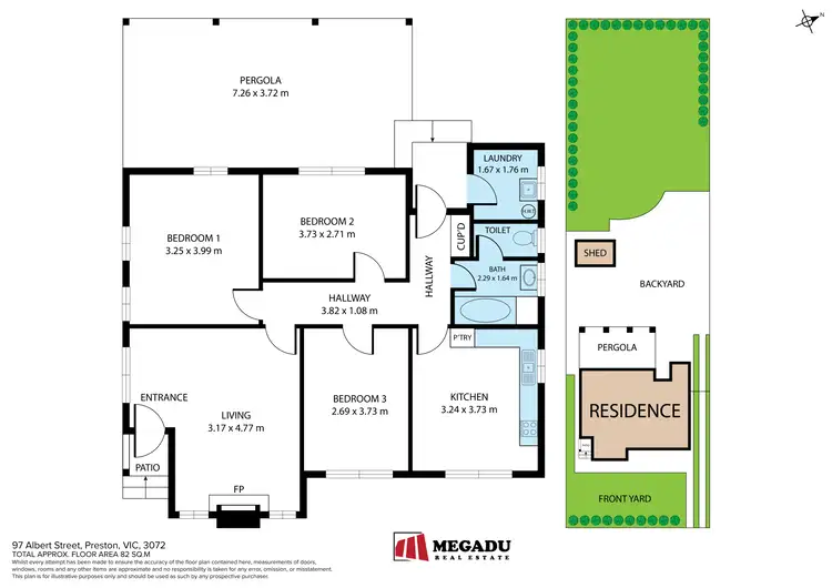 Floorplan of Homely house listing, 97 Albert Street, Preston VIC 3072