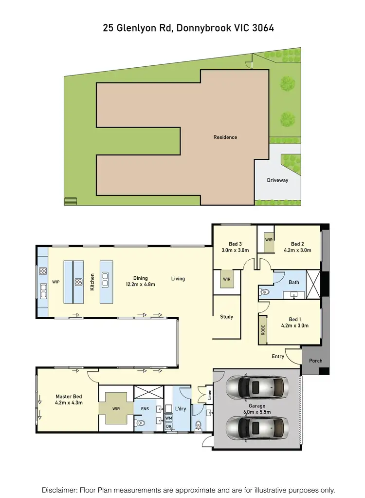 Floorplan of Homely house listing, 25 Glenlyon Road, Donnybrook VIC 3064
