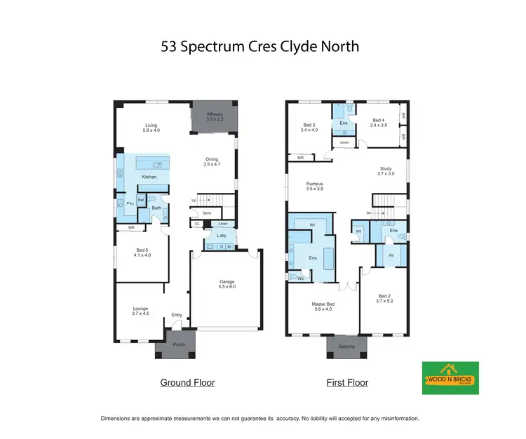 Floorplan of Homely house listing, 53 Spectrum Crescent, Clyde North VIC 3978