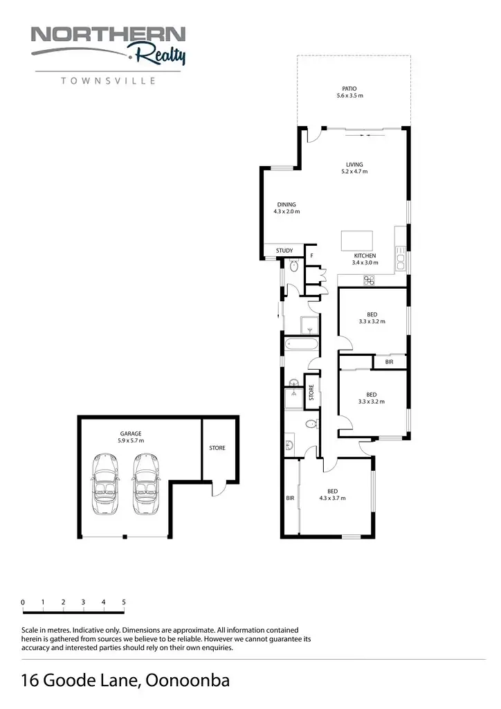 Floorplan of Homely house listing, 16 Goode Lane, Oonoonba QLD 4811