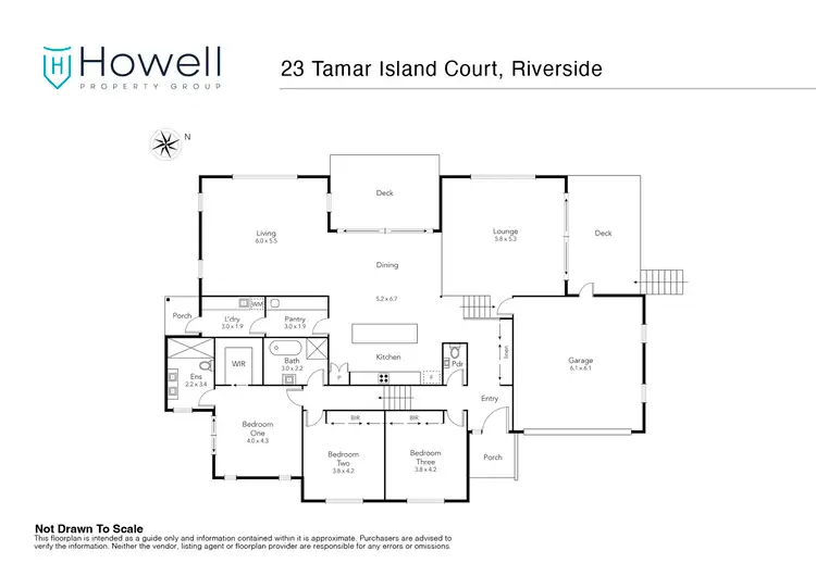 Floorplan of Homely house listing, 23 Tamar Island Court, Riverside TAS 7250