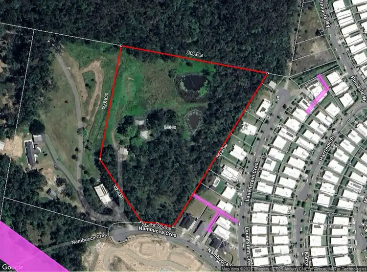 Floorplan of Homely land listing, 118 Nambucca Crescent, Pimpama QLD 4209