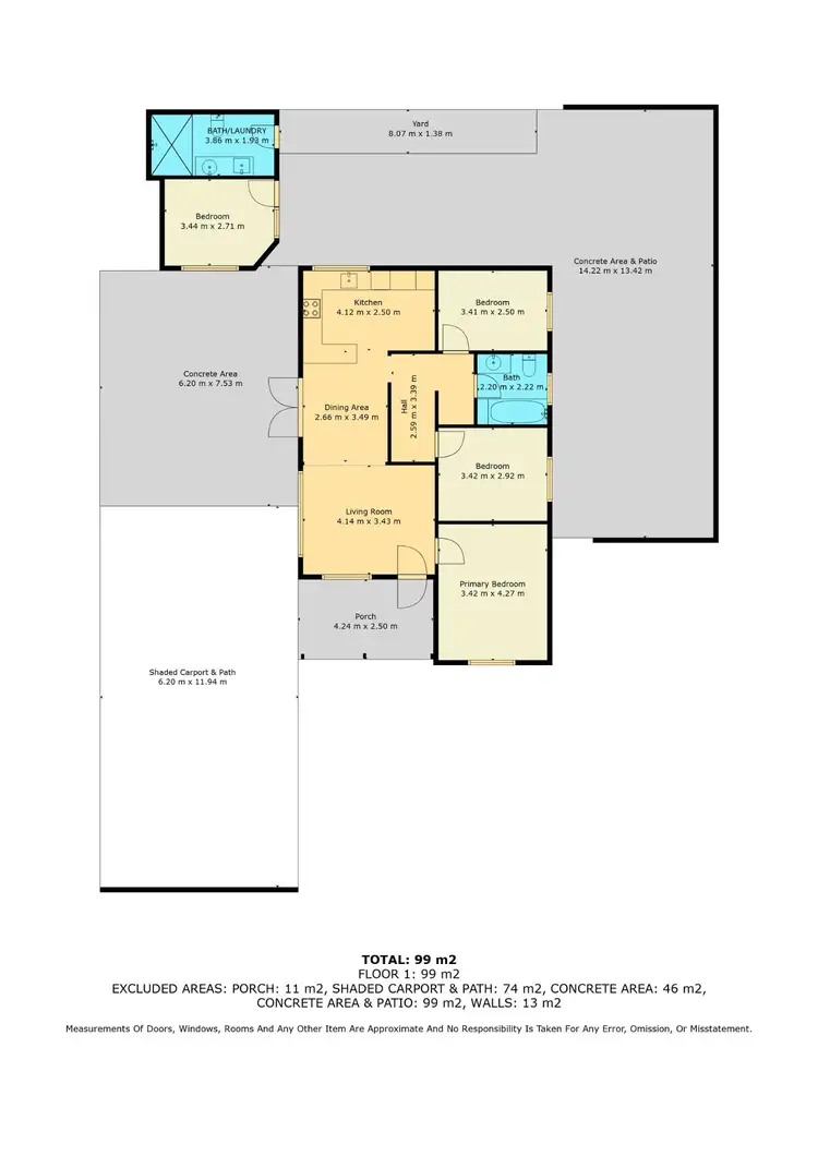 Floorplan of Homely house listing, 87A Wilson Street, Kalgoorlie WA 6430