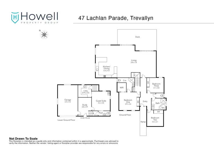 Floorplan of Homely house listing, 47 Lachlan Parade, Trevallyn TAS 7250