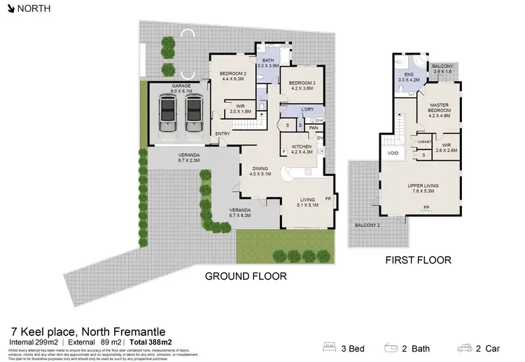 Floorplan of Homely house listing, 7 Keel Place, North Fremantle WA 6159