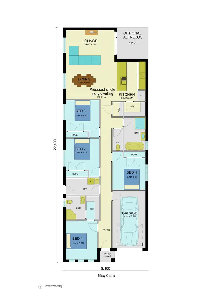 Floorplan of Homely house listing, 315 37-39 Kelly Street, Austral NSW 2179