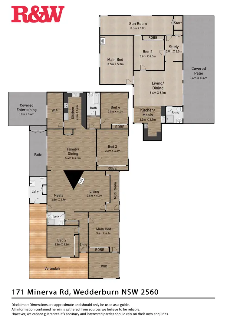 Floorplan of Homely rural property listing, 171 Minerva Road, Wedderburn NSW 2560