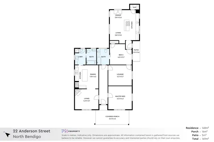 Floorplan of Homely house listing, 22 Anderson Street, North Bendigo VIC 3550