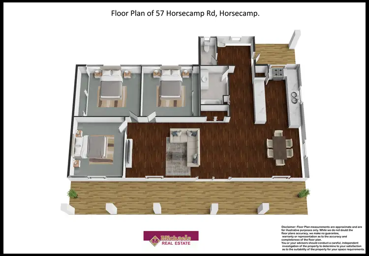 Floorplan of Homely house listing, 57 Horsecamp Road, Horse Camp QLD 4671