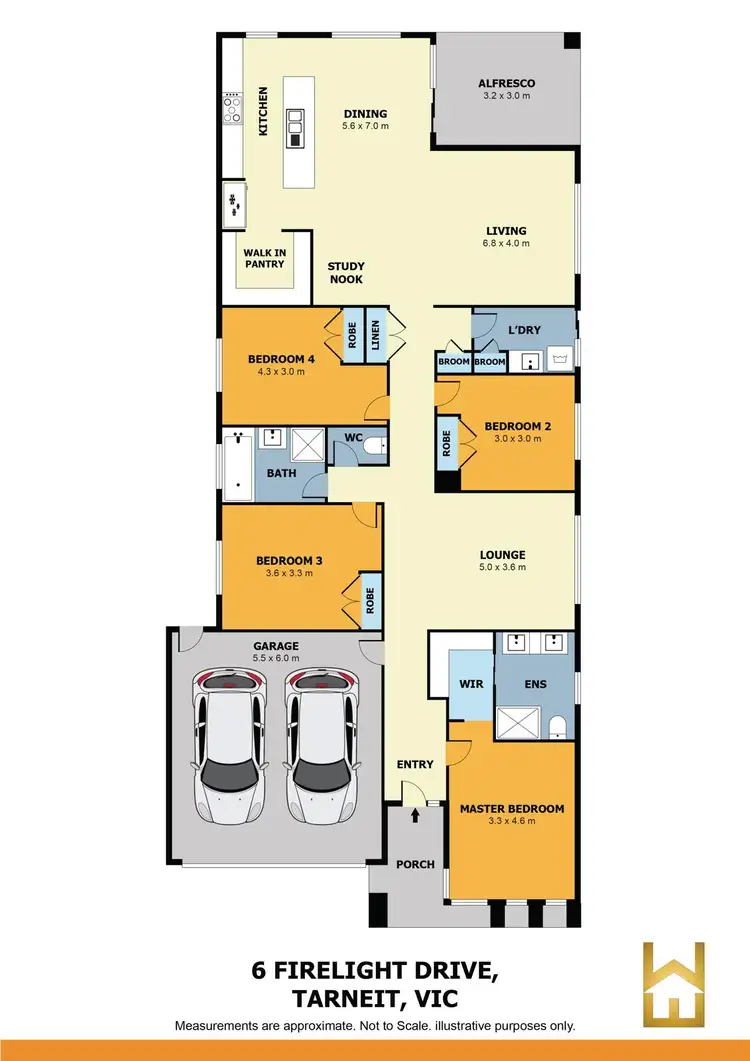 Floorplan of Homely house listing, 6 Firelight Drive, Tarneit VIC 3029