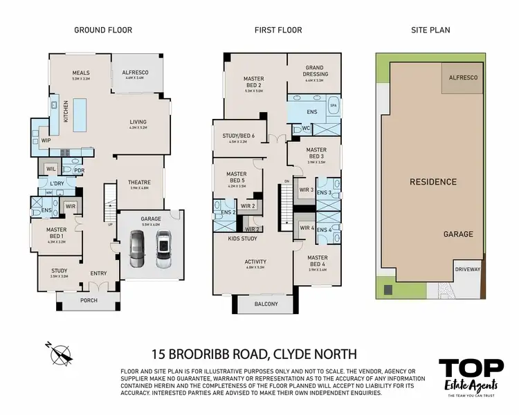 Floorplan of Homely house listing, 15 Brodribb Road, Clyde North VIC 3978