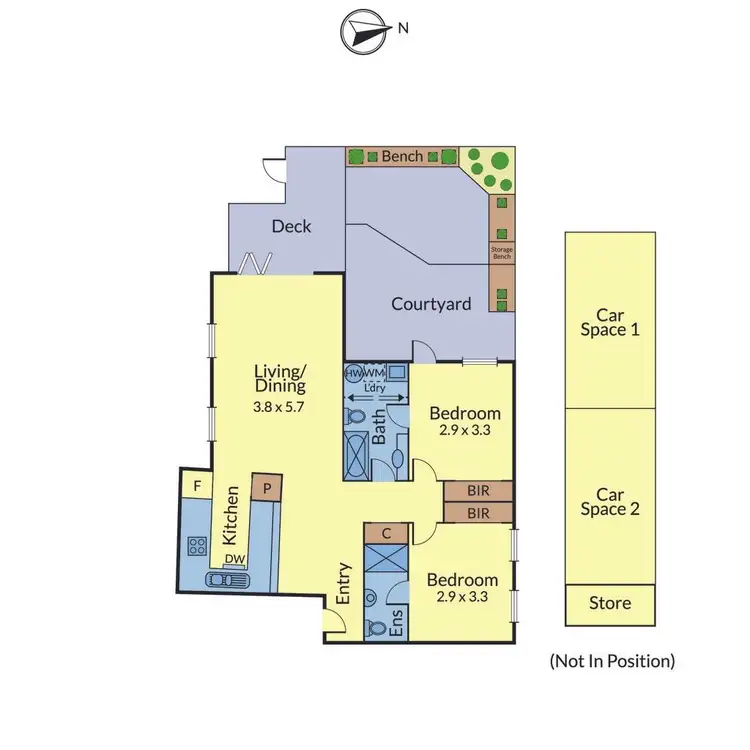 Floorplan of Homely apartment listing, 10/152 Princess Street, Kew VIC 3101