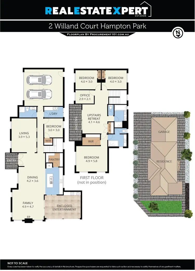 Floorplan of Homely house listing, 2 Willand Court, Hampton Park VIC 3976