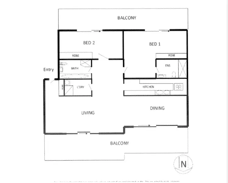 Floorplan of Homely apartment listing, 2a Hamilton Street East, North Strathfield NSW 2137