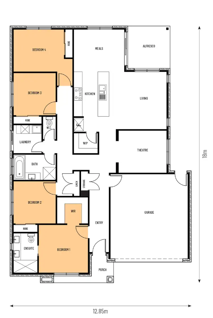 Floorplan of Homely house listing, Lot 507 - 9 Oaklands Street, Diggers Rest VIC 3427