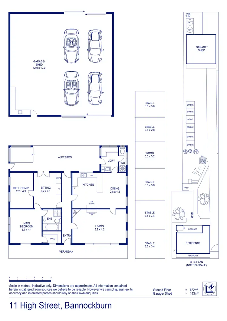 Floorplan of Homely house listing, 11 High Street, Bannockburn VIC 3331