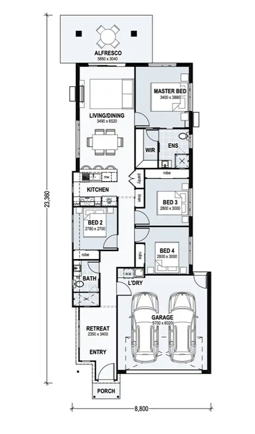 Floorplan of Homely house listing, Address available on request