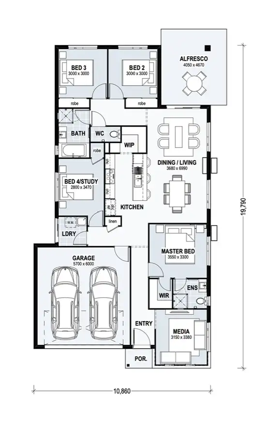 Floorplan of Homely house listing, Address available on request