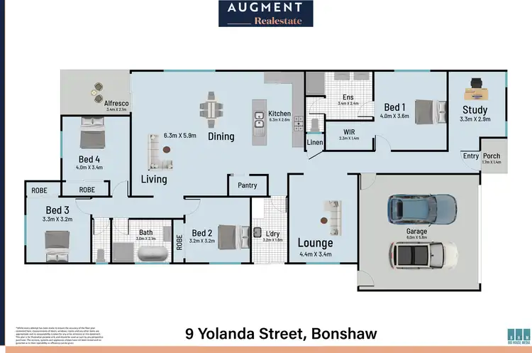 Floorplan of Homely house listing, 9 Yolanda Street, Bonshaw VIC 3352