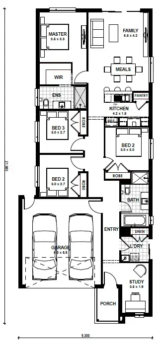 Floorplan of Homely house listing, Lot 11524 Hammond Street, Armstrong Creek VIC 3217