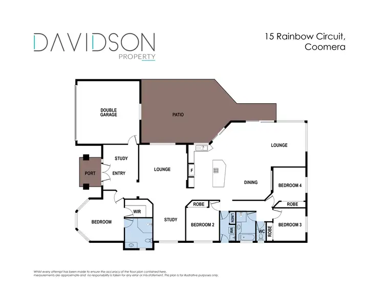 Floorplan of Homely house listing, 15 Rainbow Circuit, Coomera Waters QLD 4209