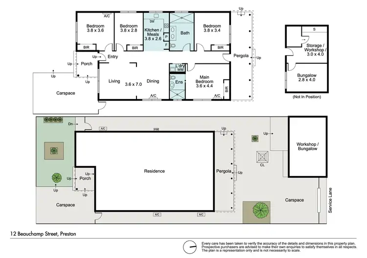 Floorplan of Homely house listing, 12 Beauchamp Street, Preston VIC 3072