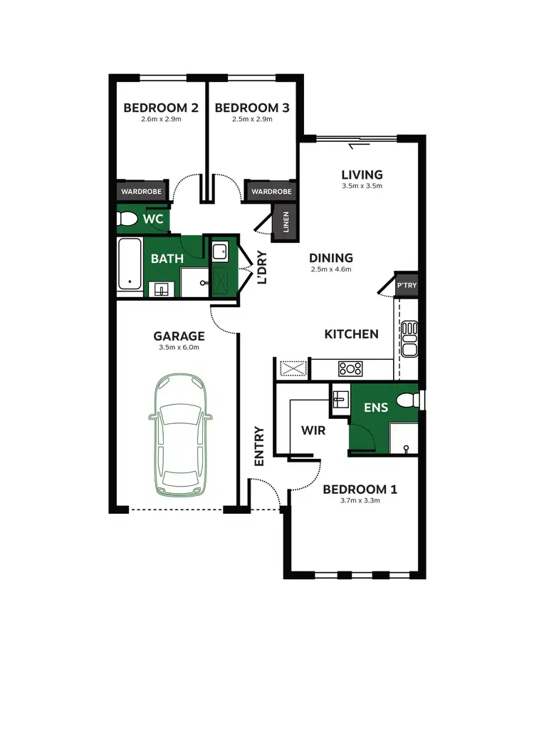Floorplan of Homely house listing, 61 Atherton Street, Armstrong Creek VIC 3217