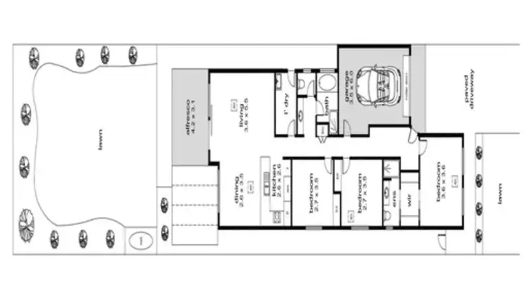 Floorplan of Homely house listing, 9A Byron Avenue, Plympton Park SA 5038