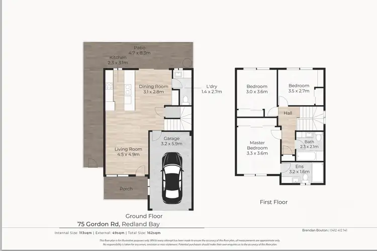 Floorplan of Homely townhouse listing, 29/75-99 Gordon Road, Redland Bay QLD 4165