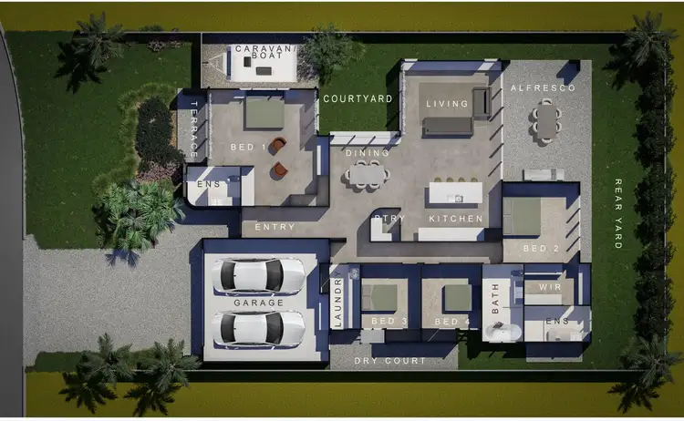 Floorplan of Homely house listing, 43 Bowen Loop, Cudgen NSW 2487