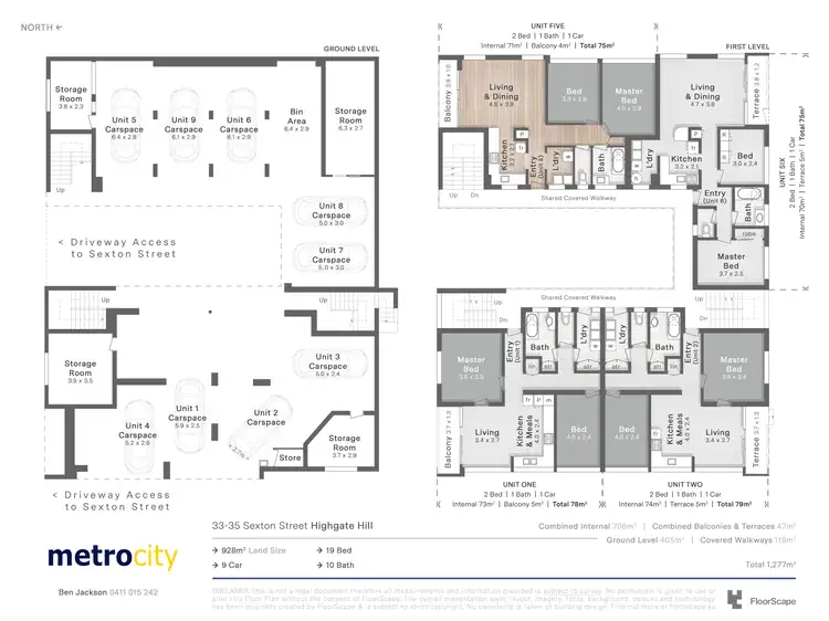 Floorplan of Homely block of units listing, 33-35 Sexton Street, Highgate Hill QLD 4101