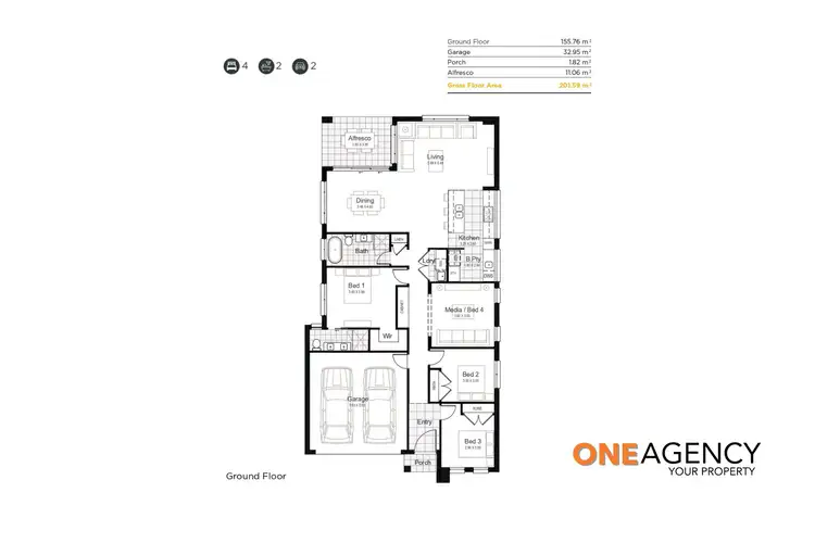 Floorplan of Homely house listing, 6 Proposed Road, Grantham Farm NSW 2765