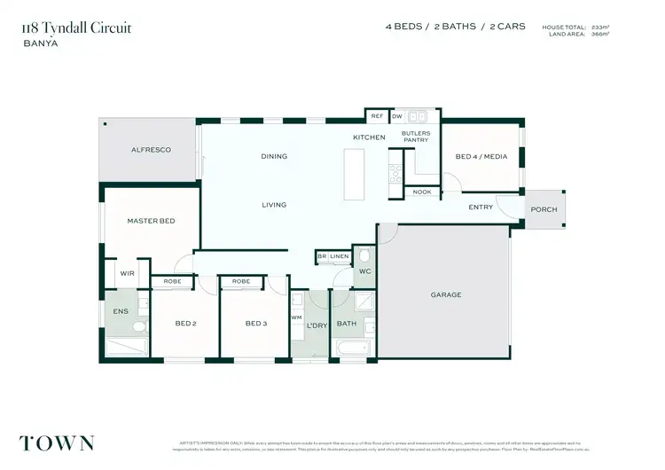 Floorplan of Homely house listing, 118 Tyndall Circuit, Banya QLD 4551