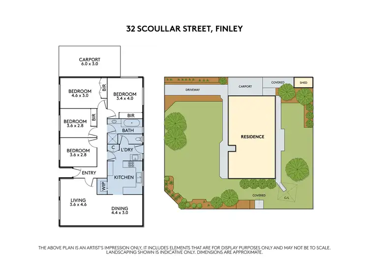 Floorplan of Homely house listing, 32 Scoullar Street, Finley NSW 2713
