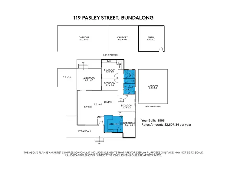 Floorplan of Homely house listing, 119 Pasley Street, Bundalong VIC 3730